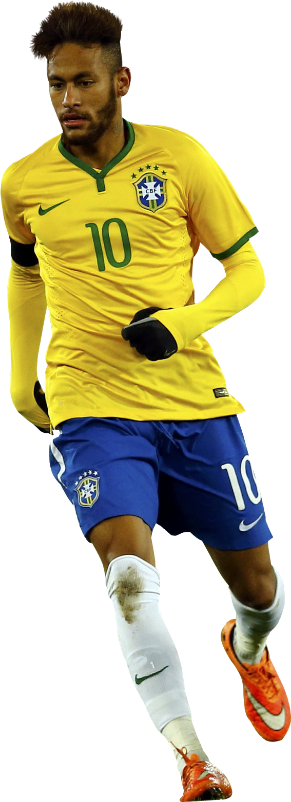 Neymar Brasil Png - Neymar Jr Brazil Png (650x1600), Png Download