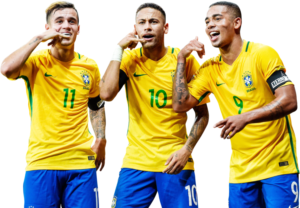 Philippe Coutinho Neymar Gabriel Jesus - Gabriel Jesus Brasil Png (1024x712), Png Download