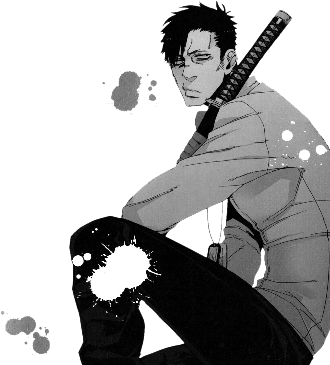 Death Is Inevitable Unchangeable Png Nicolas Brown - Anime Gangsta Nicolas (1130x1386), Png Download