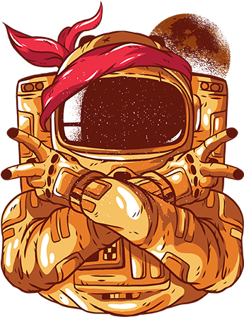 Astro Gangsta Sublimation Dryfit Shirt - T-shirt (500x500), Png Download