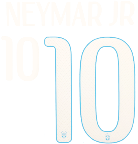 Neymar Jr - Neymar Signed Jersey - Jr. Blue Brazil Cbf Nike L Psa (600x600), Png Download