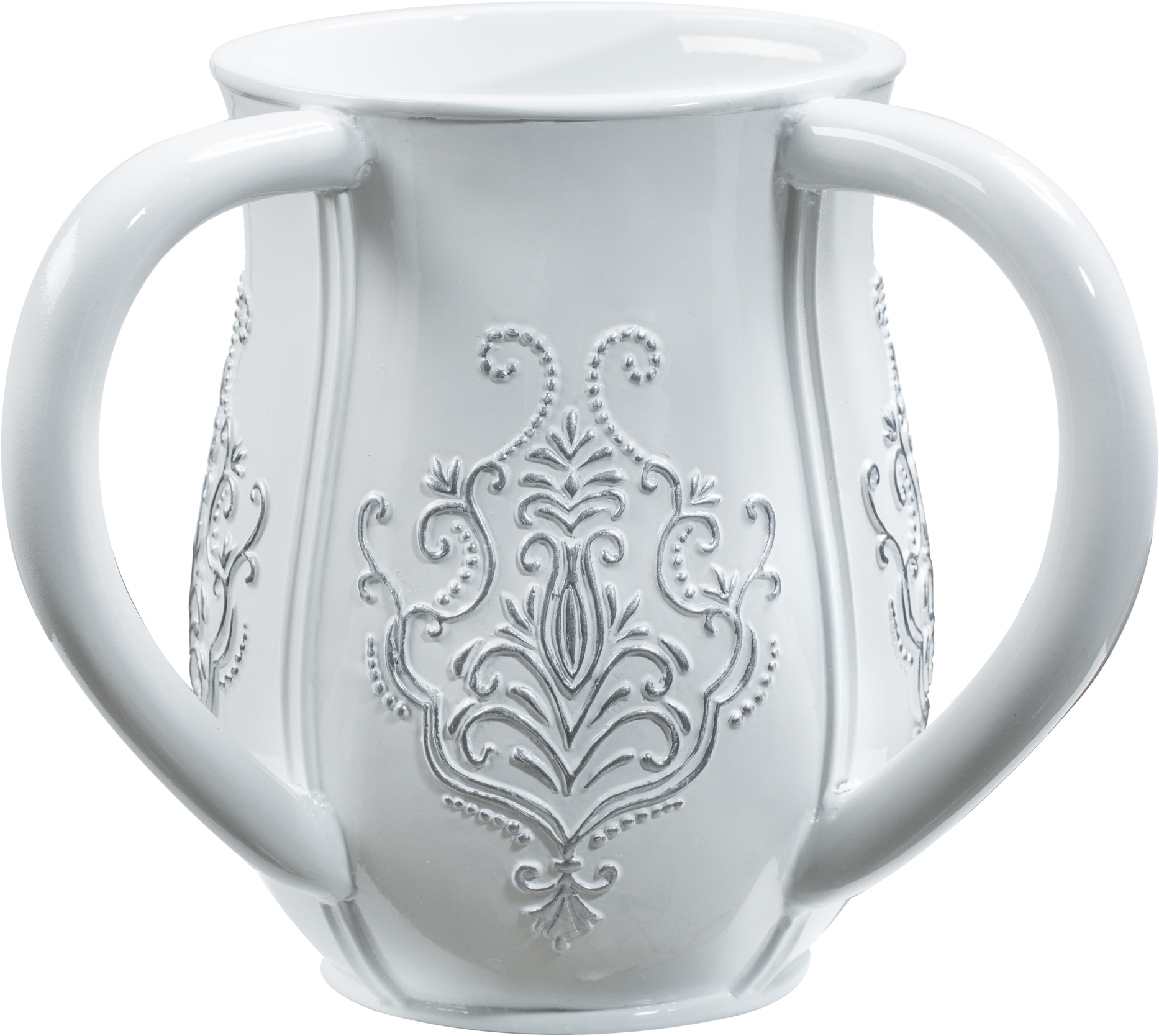 Vintage White = Wash Cup - A&m Judaica And Gifts 4414 (2048x2048), Png Download
