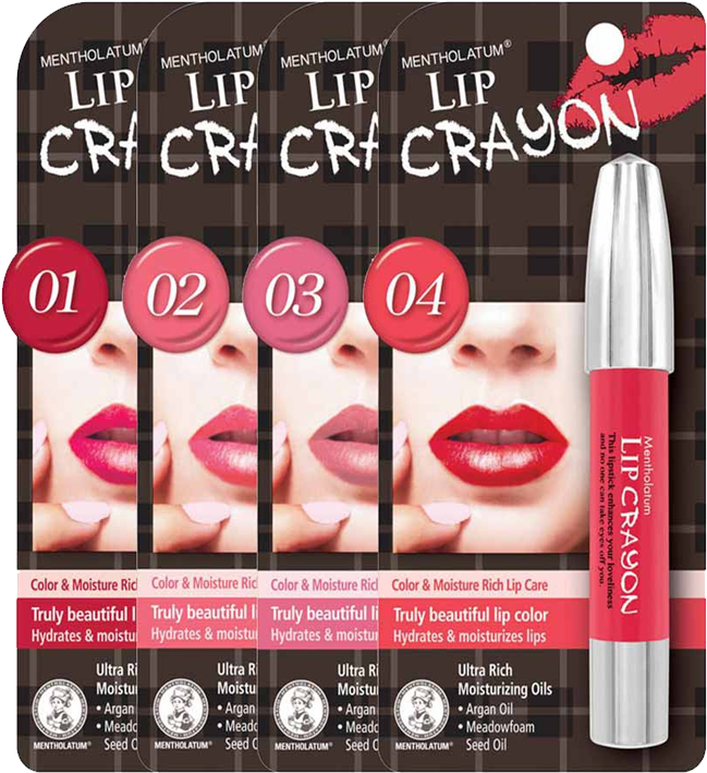 Mentholatum Lip Crayon - Lip Baby Crayon Lip Balm (3 G) (800x800), Png Download