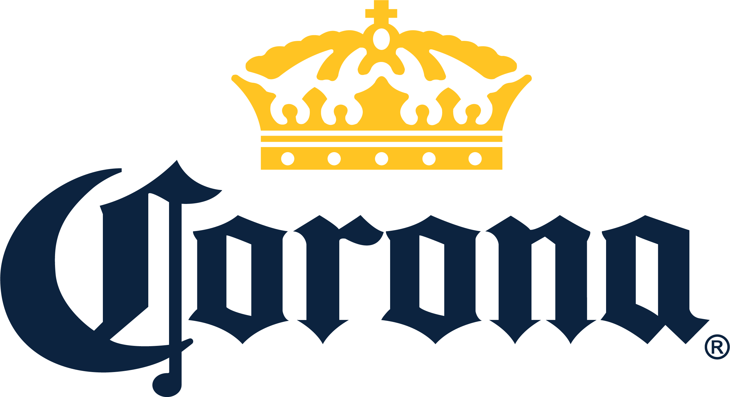 Presented By - Corona Extra Logo (2427x1320), Png Download