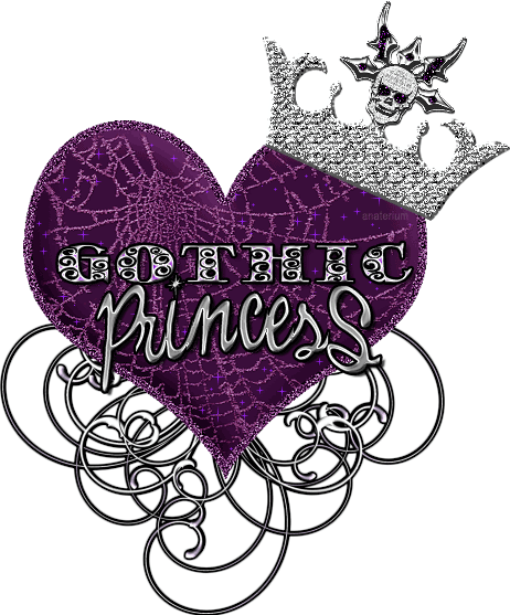 Gothic Sticker - Gothic Princess (462x557), Png Download