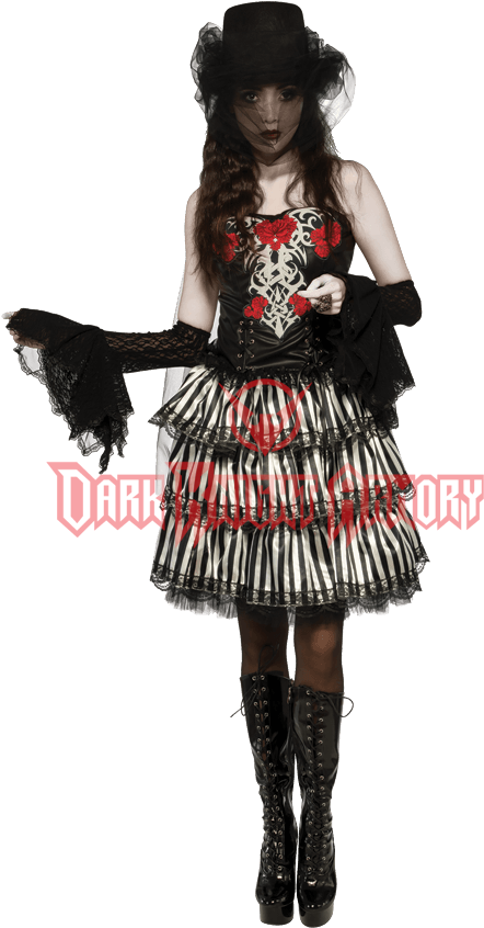 Zoom - Dia Los Muertos Steampunk Costume (850x850), Png Download