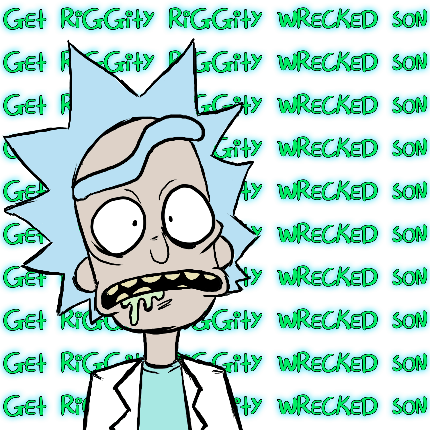 Rick Sanchez Transparent Smile (1500x1500), Png Download