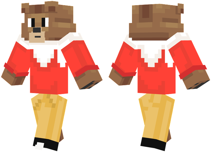 Hypebeast Bear - Minecraft (716x514), Png Download
