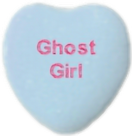 Ghostgirl Mine Heart Goth Gothic Whatsmineisyours Ghost - Heart (444x460), Png Download