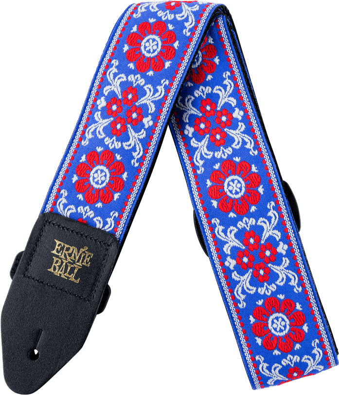 Morning Blossom Jacquard Guitar Strap Front - Ernie Ball E-gitarrengurt, Jacquard, Morning Blossom (1000x1000), Png Download