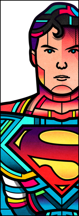 Magneto Clipart Clipart - Superman (260x708), Png Download