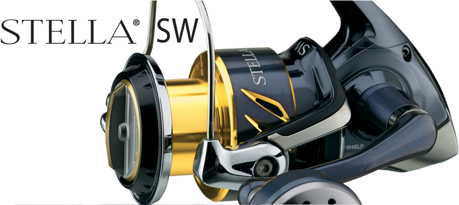 Shimano Stella Swb Stl18000swbhg Spinning Reels - Shimano Stella Sw 2018 (940x400), Png Download