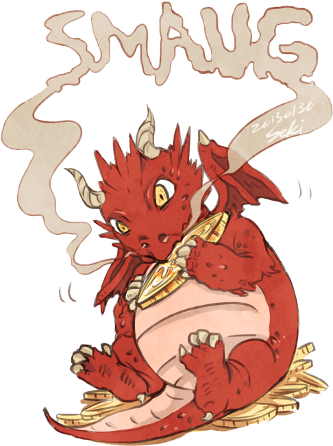 Baby Smaug - Cute Smaug (755x700), Png Download
