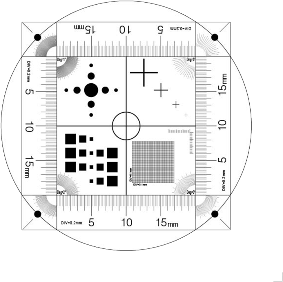 Reticle And Target - View Solutions Ma751309 Multi Function Scale Micrometer (1200x1200), Png Download