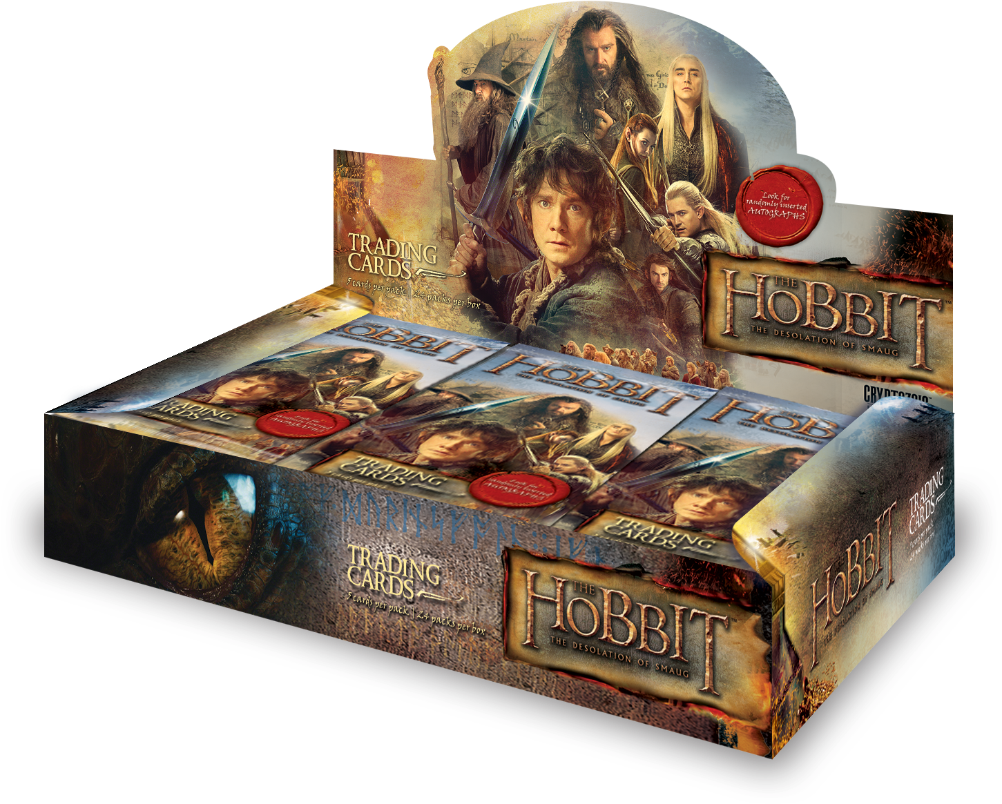 The Desolation Of Smaug Trading Cards - Hobbit Desolation Of Smaug Cards (1638x1527), Png Download