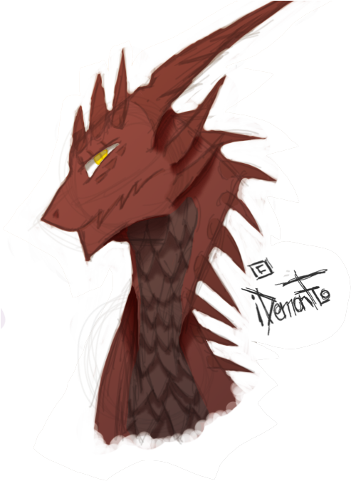 Smaug, The King Under The Mountain - Dragon (520x697), Png Download