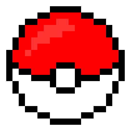 Les 29 Meilleures Images Du Tableau Video Games Pixel - Pokemon Ball 8 Bit (420x420), Png Download
