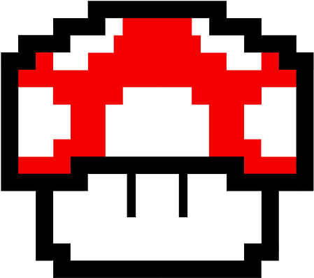 It Took Me Awhile, And The Pokeball Was A Poke-pain - Super Mario Mushroom 2d (500x438), Png Download