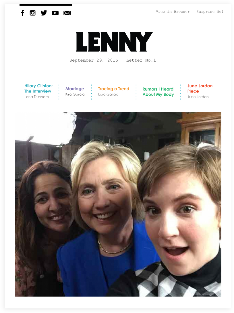 Washington Post - Lena Dunham Hillary Clinton (1440x1176), Png Download