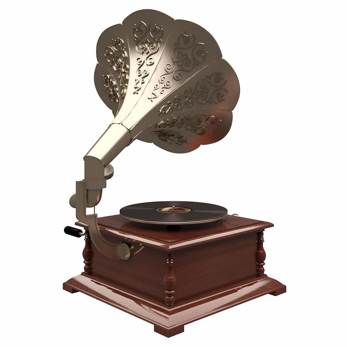 Gramophone Png Clipart - Victorian Phonograph (1200x1200), Png Download