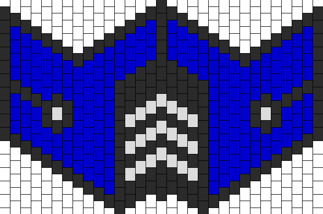 8799-sub Zero Mask Peyote Bead Pattern - Alton Towers (650x431), Png Download