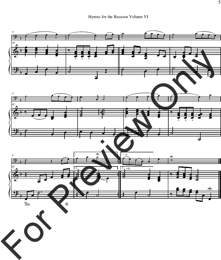 Hymns For The Bassoon Volume Vi Thumbnail - Star Spangled Banner Cello And Violin Duet (816x1056), Png Download