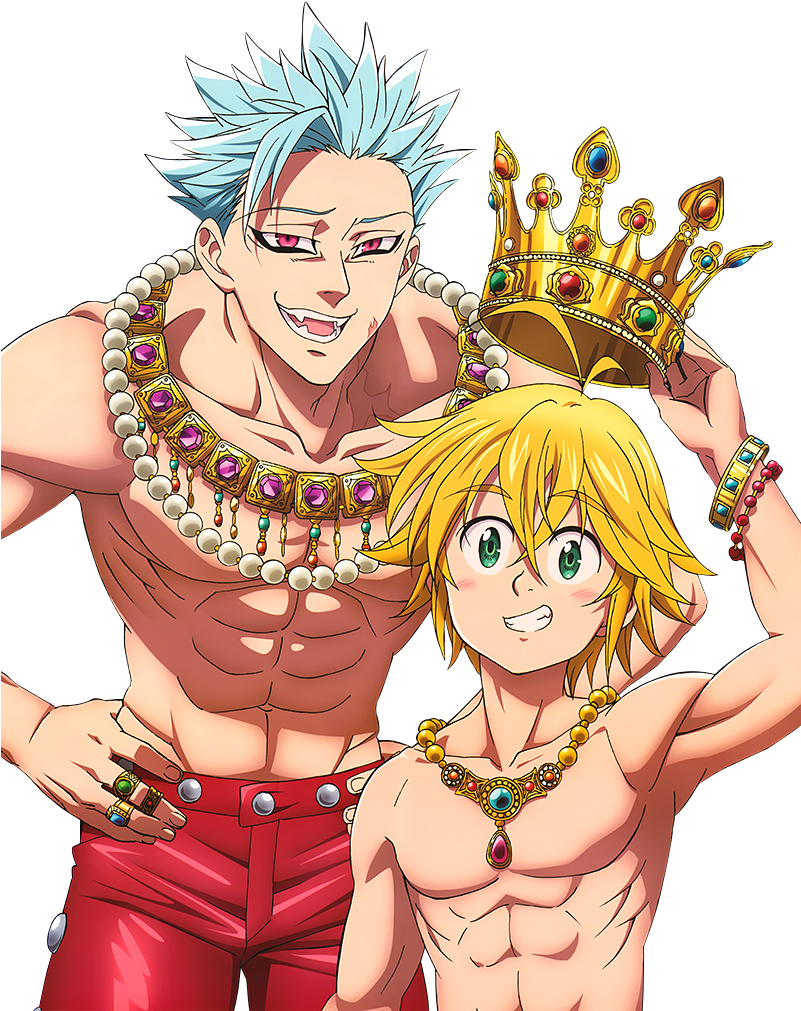 Meliodas & Ban - Seven Deadly Sins Meliodas And Ban (800x1105), Png Download