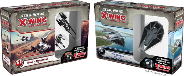 X-wing Wave Xiv Is Available Now - Star Wars X Wing Saw's Renegades (700x289), Png Download