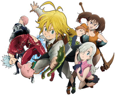The Seven Deadly Sins Group - Seven Deadly Sins X Male Reader (400x400), Png Download