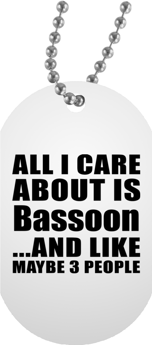 All I Care About Is Bassoon And Like Maybe 3 People - Premium The Nightmare Before Christmas - Necklace (1155x1155), Png Download