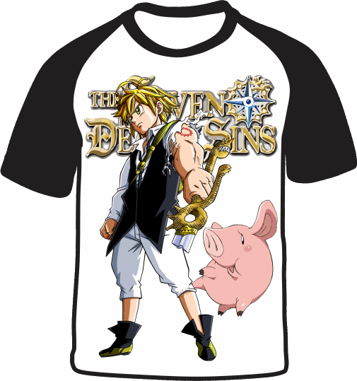Camiseta Nanatsu No Taizai Meliodas - Remeras Nanatsu No Taizai (505x539), Png Download
