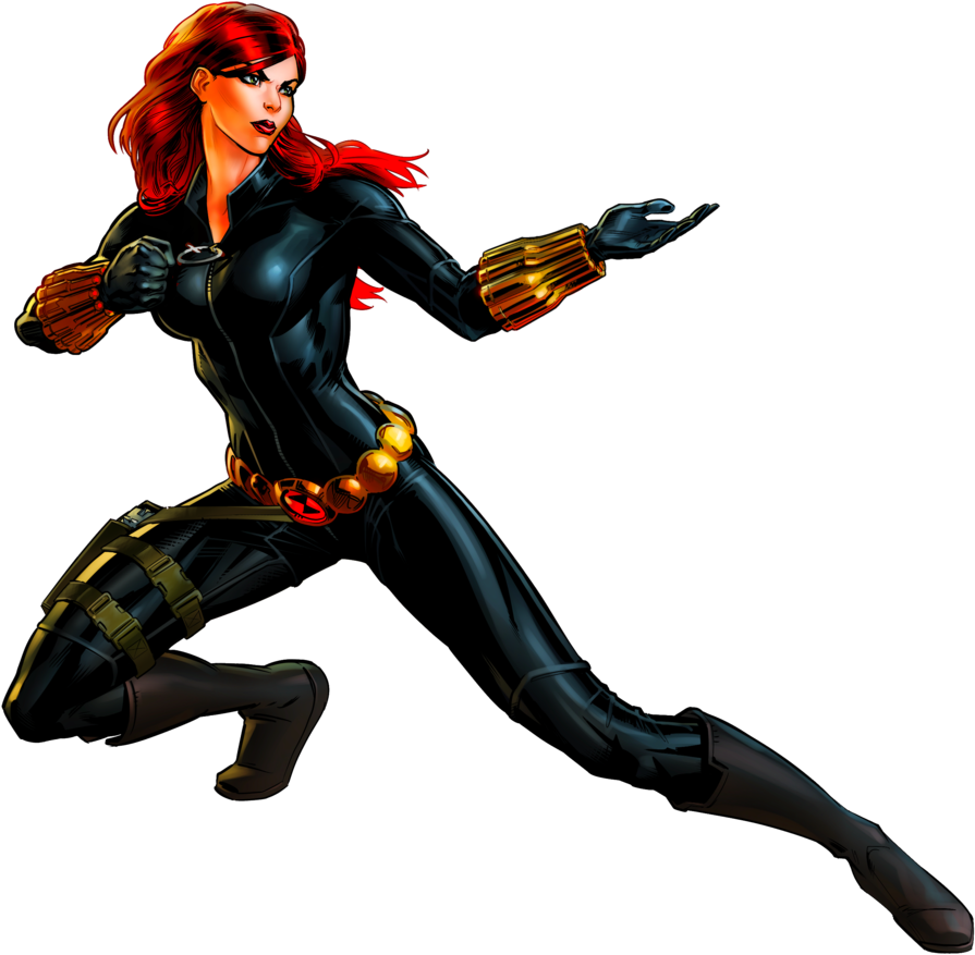 Black Widow - Natalia Romanova - Marvel Comics - 1980s - Marvel Alliance 2 Black Widow (904x884), Png Download
