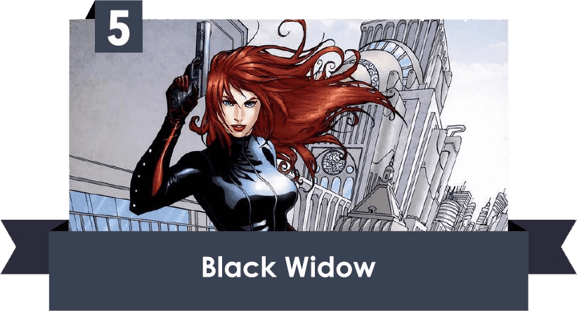 Black Widow Is From Marvel Comics - Iphone (821x443), Png Download