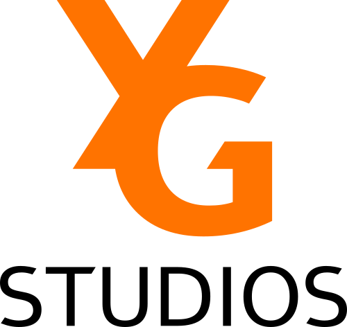 Yg Studio Logo Orange Vertical - Hair Studio Coiffure (500x472), Png Download