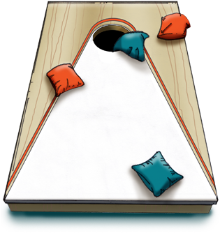 Cornhole Tournament T Shirt (320x390), Png Download