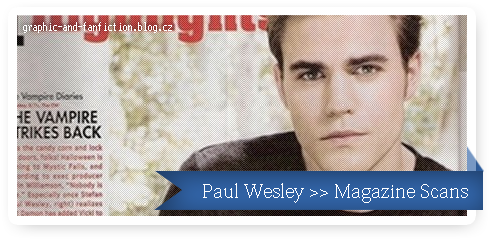 Paul Wesley >> Magazine Scans >> Tv Guide - Paul Wesley No Shirt (500x250), Png Download