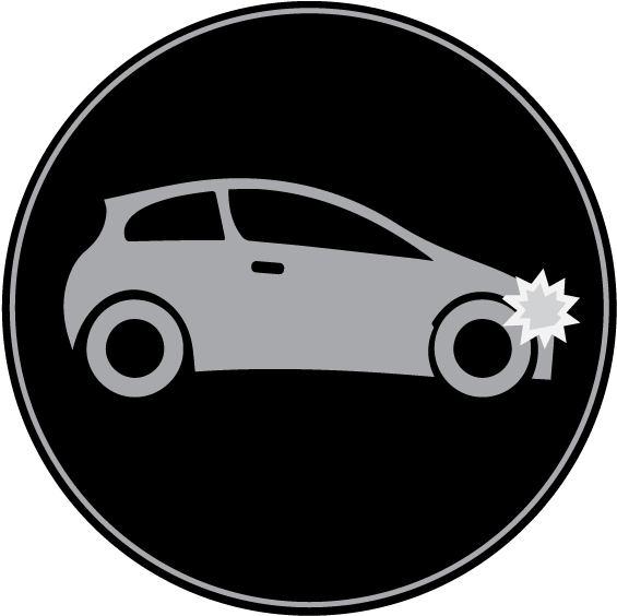 Car Accidents Icon - Traffic Collision (645x618), Png Download