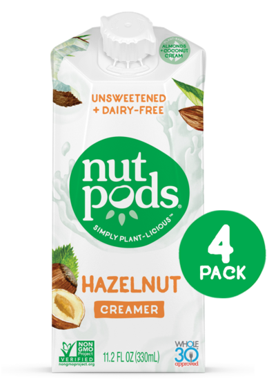 Nutpods Unsweetened Dairy Free Coffee Creamer Whole30 - Nutpods Creamer (600x600), Png Download