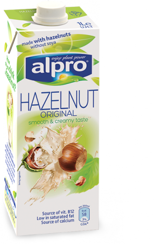 Hazelnut Original 1l23 - Alpro Hazelnut Milk (316x500), Png Download