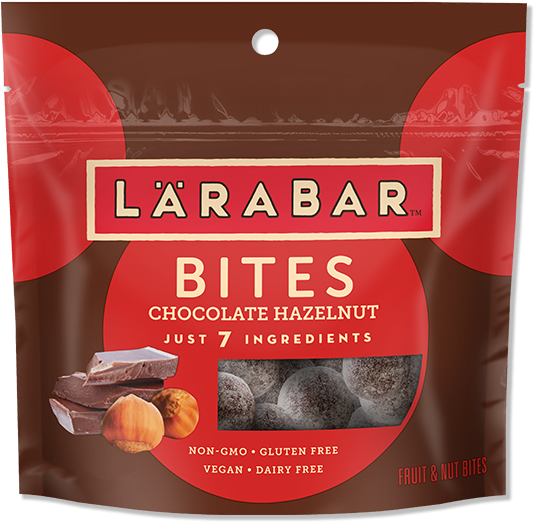 Larabar Double Chocolate Brownie Bites (576x576), Png Download
