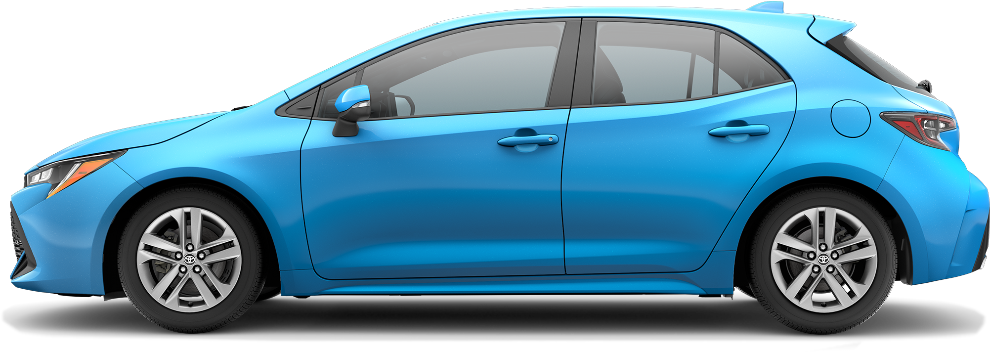 Se 2019 Toyota Corolla Hatchback Hatchback Se - 2019 Toyota Corolla Hb (2080x741), Png Download