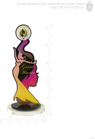 Run Way Model Plaque - Model (480x480), Png Download