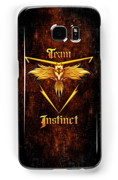 Instinct Team Yellow Pokeball Samsung Galaxy Cases - Moltres (500x700), Png Download