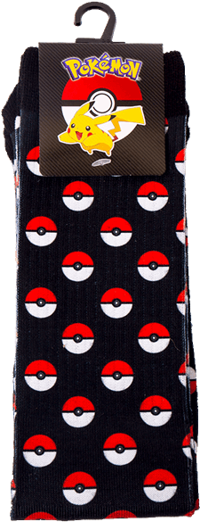 Pokemon Pokeball Trainer Crew Socks (600x600), Png Download