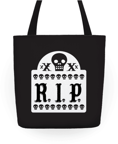 Rest In Peace Tote - Travel Bag Quotes (484x484), Png Download