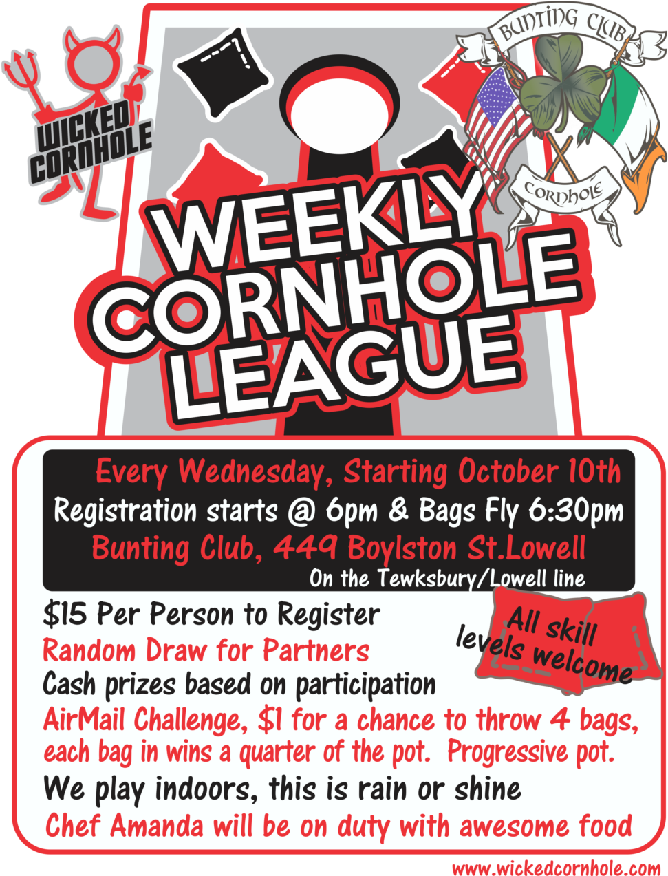 Cornhole League At The Bunting Club Tewksbury/lowell - Cornhole (1128x1272), Png Download