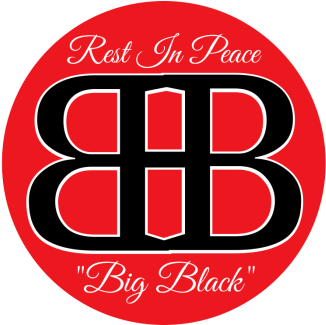 Rest In Peace Big Black - Oval (350x350), Png Download