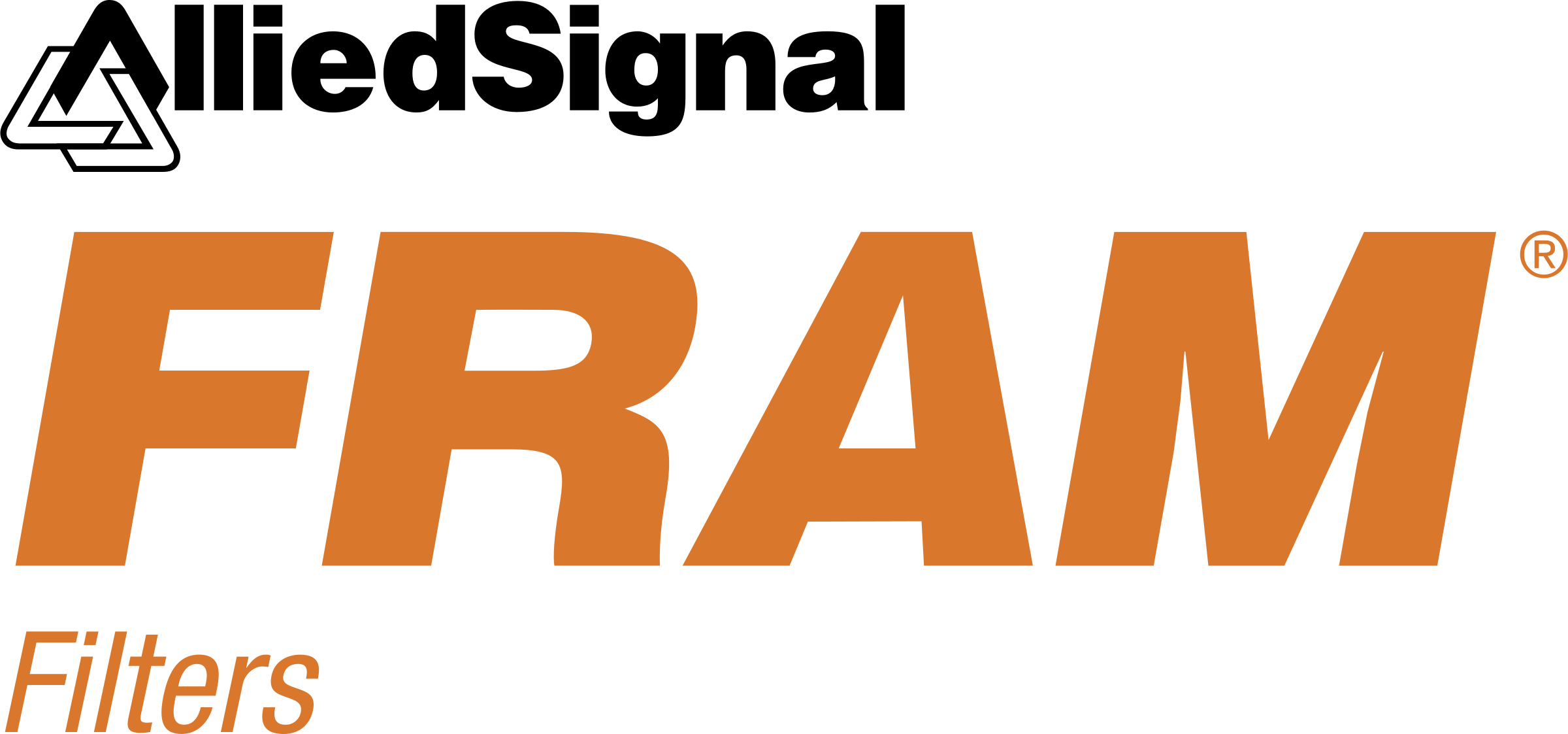 Fram Auto Filters 1 Logo Png Transparent - Fram Filters Logo (2400x1123), Png Download