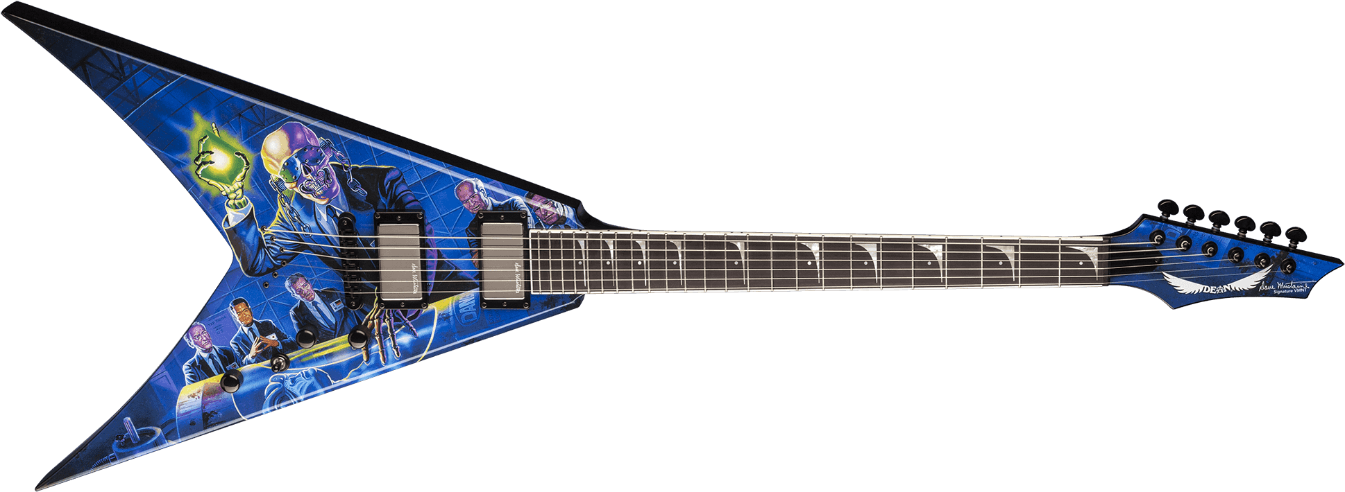 Dean Guitars Image - Rust In Peace Dean Guitar (2000x709), Png Download