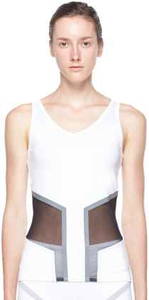 White Window Tank - Scoop Neck (300x425), Png Download
